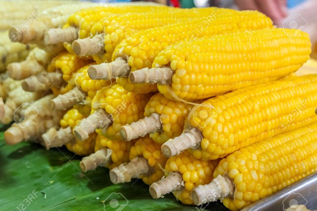 Corn for sale in Thailand
